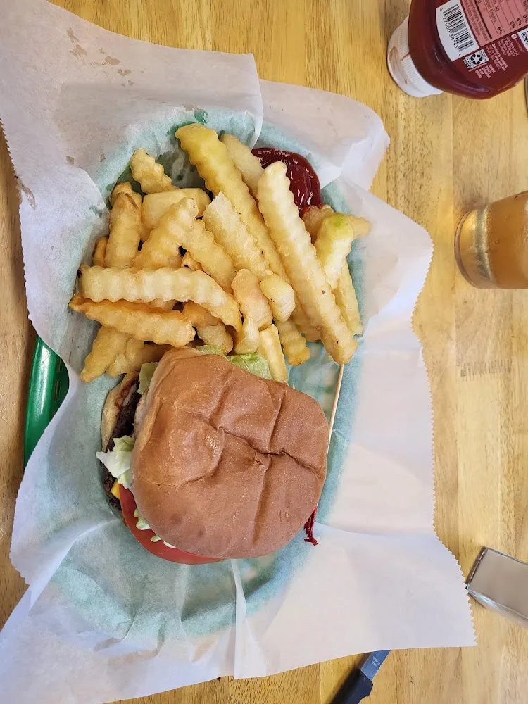 Cheeseburger and Fries
